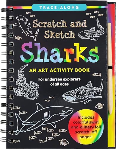 Scratch & Sketch(tm) Sharks (Trace Along)