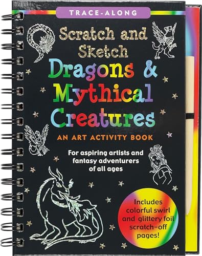 Scratch & Sketch Dragons & Mythical Creatures (Trace Along)