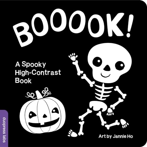 Booook! a Spooky High-Contrast Book: Halloween High-Contrast Baby Board Book