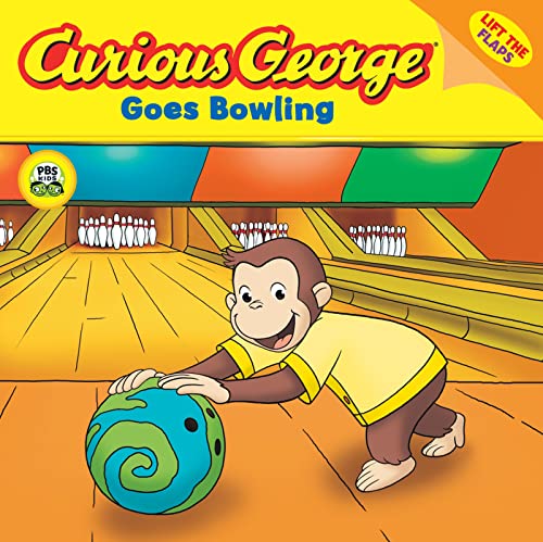 Curious George Goes Bowling (Cgtv Lift-The-Flap 8x8)