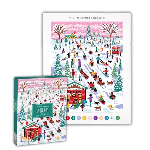 Michael Storrings Snow Day 11x14 Paint by Number Kit