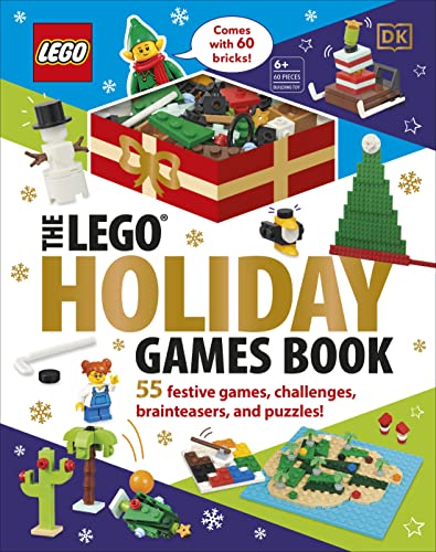 Lego Holiday Games Book: 55 Festive Brainteasers, Games, Challenges, and Puzzles