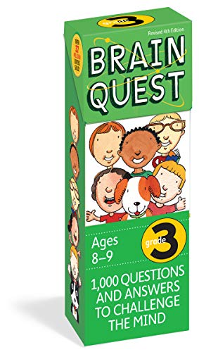 Brain Quest 3rd Grade Q&A Cards: 1000 Questions and Answers to Challenge the Mind. Curriculum-Based! Teacher-Approved! (Fourth Edition, Revised)