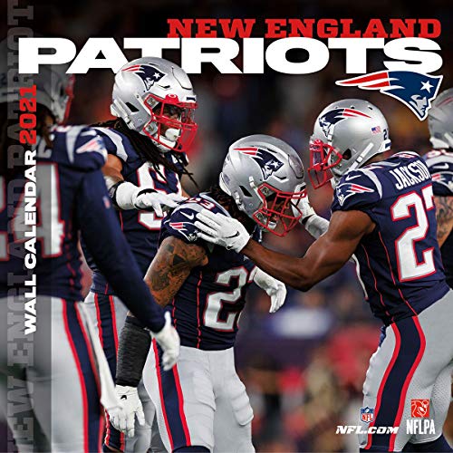 New England Patriots 2021 12x12 Team Wall Calendar