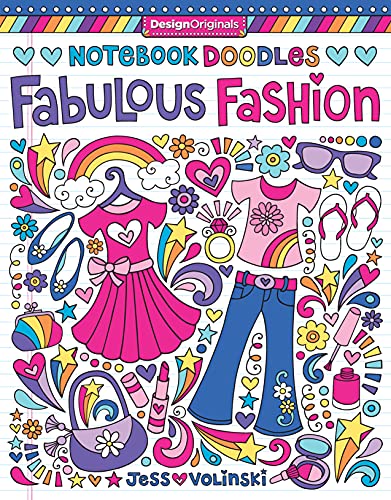 Notebook Doodles Fabulous Fashion: Coloring & Activity Book