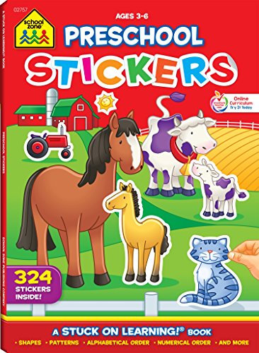 Preschool Stickers Workbook