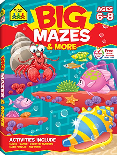 Big Mazes & More! Workbook