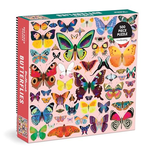Brilliant Butterflies 500 Piece Family Puzzle
