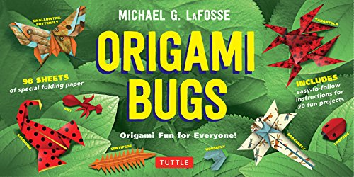 Origami Bugs Kit: Origami Fun for Everyone!: Kit with 2 Origami Books, 20 Fun Projects and 98 Origami Papers: Great for Both Kids and Ad (Edition, Boo