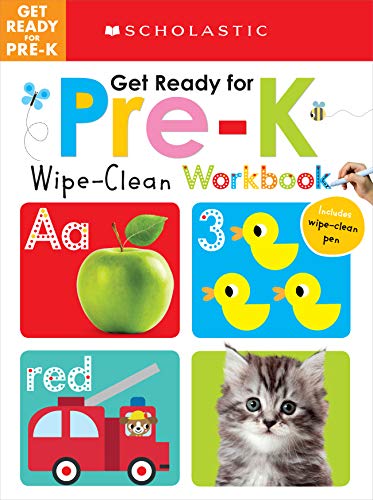 Get Ready for Pre-K Wipe-Clean Workbook: Scholastic Early Learners (Wipe-Clean Workbook) [With Wipe Clean Pen]