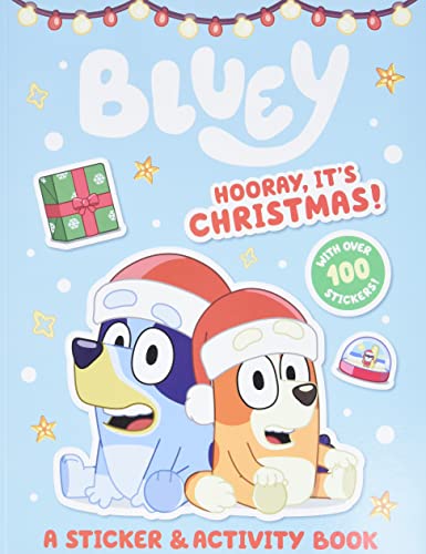 Bluey: Hooray, It's Christmas!: A Sticker & Activity Book