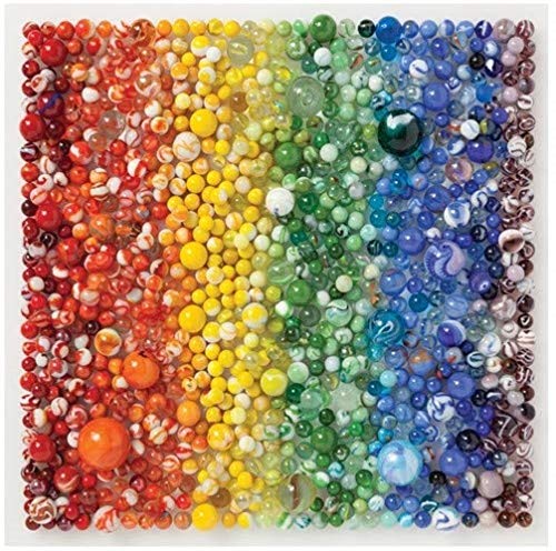 Rainbow Marbles 500 Piece Puzzle