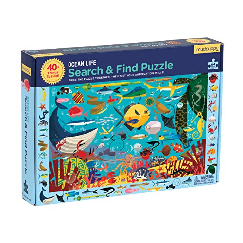 Ocean Life Search & Find Puzzle
