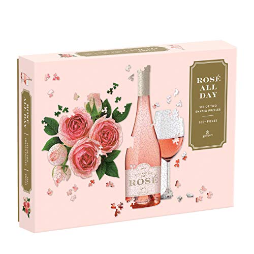 Rosé All Day 2-In-1 Shaped Puzzle Set