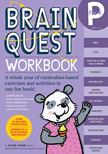 Brain Quest Workbook: Pre-K [With Stickers]