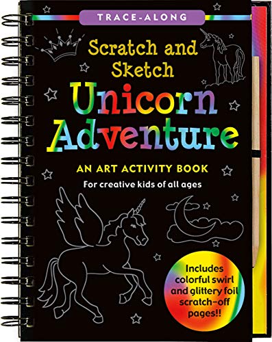 Scratch & Sketch Unicorn Adventure (Trace-Along) [With Pens/Pencils]