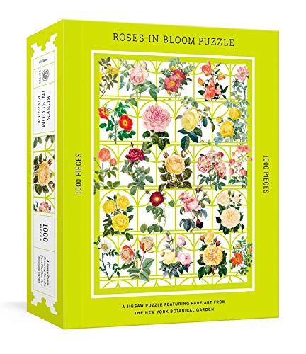Roses in Bloom Puzzle: A 1000-Piece Jigsaw Puzzle Featuring Rare Art from the New York Botanical Garden