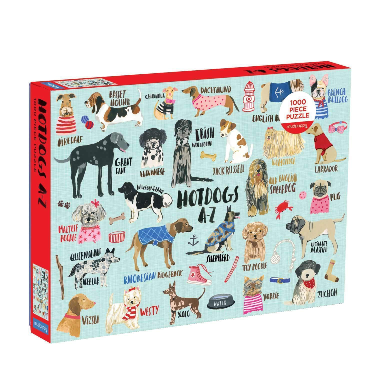 Hot Dogs A-Z 1000 Piece Jigsaw Puzzle