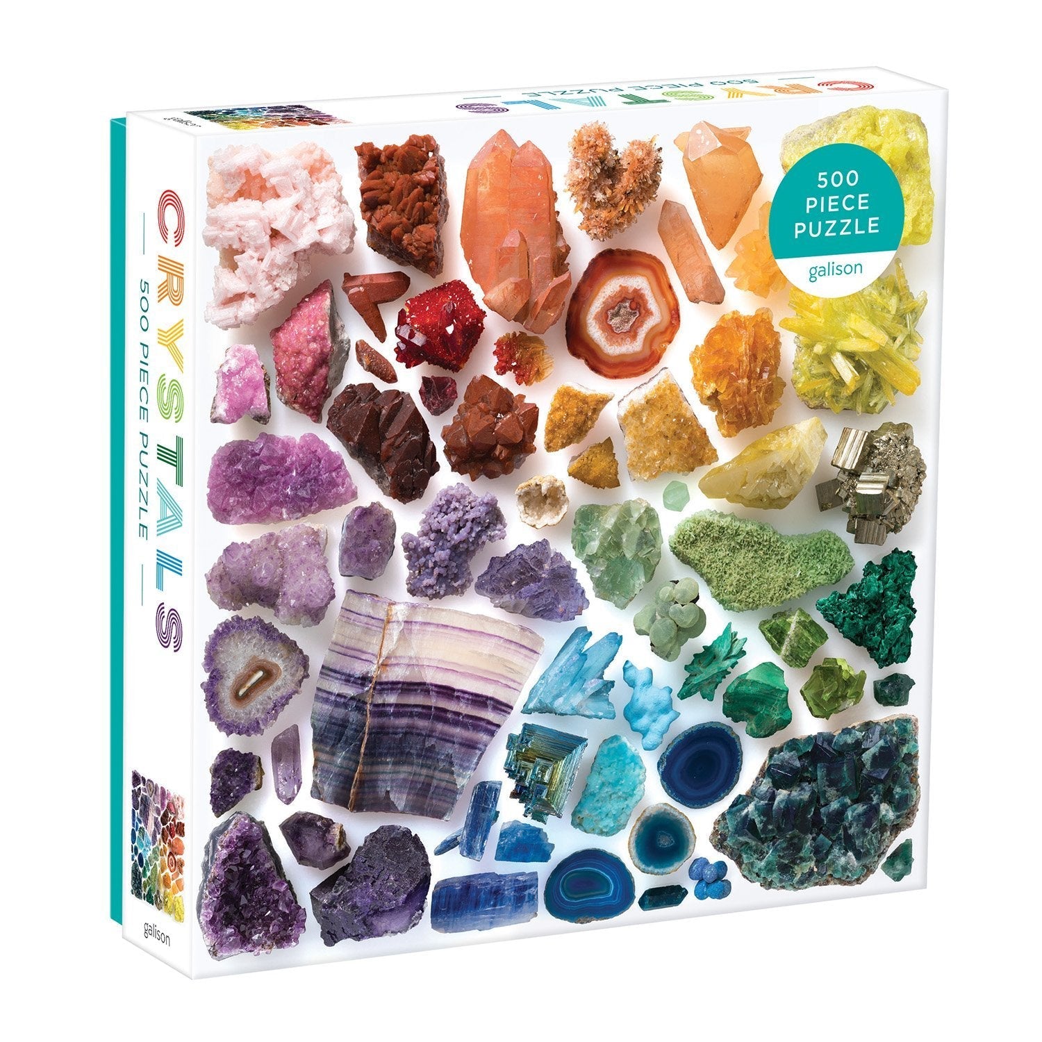 Rainbow Crystals 500 Piece Jigsaw Puzzle