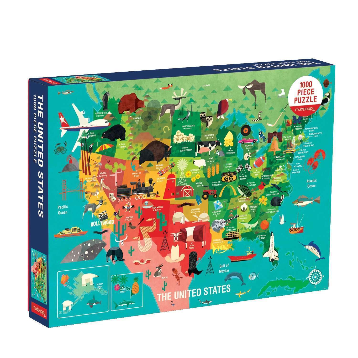 The United States 1000 Piece Family Jigsaw Puzzle